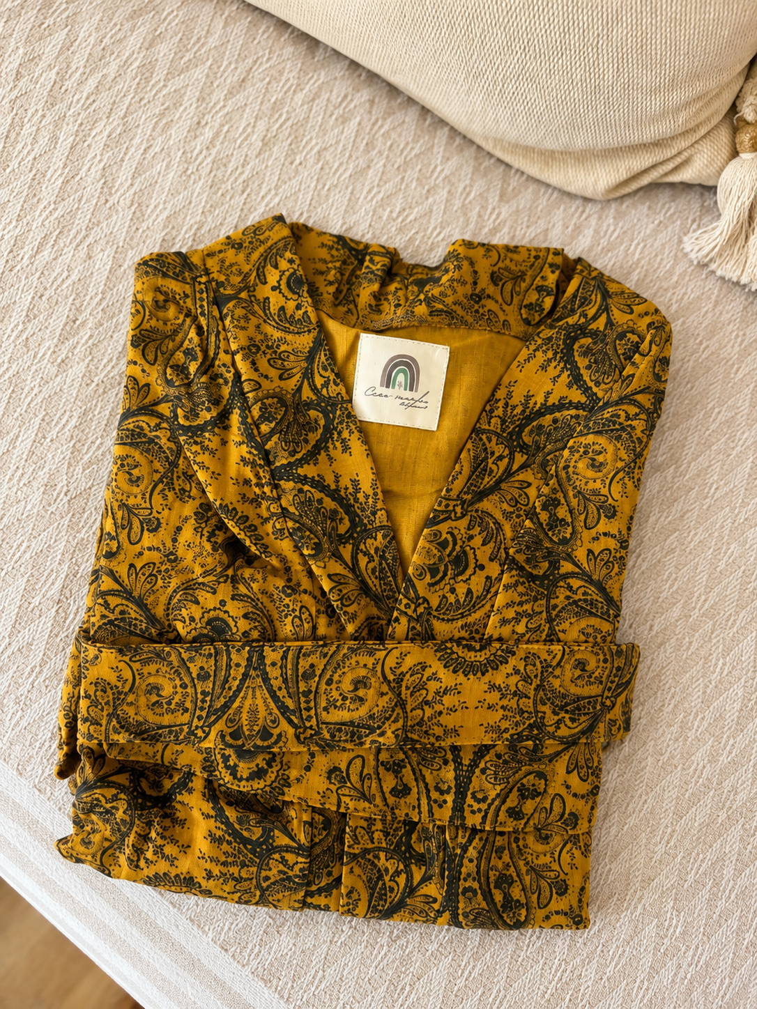 Kimono Boho in Mussola di Cotone 100%