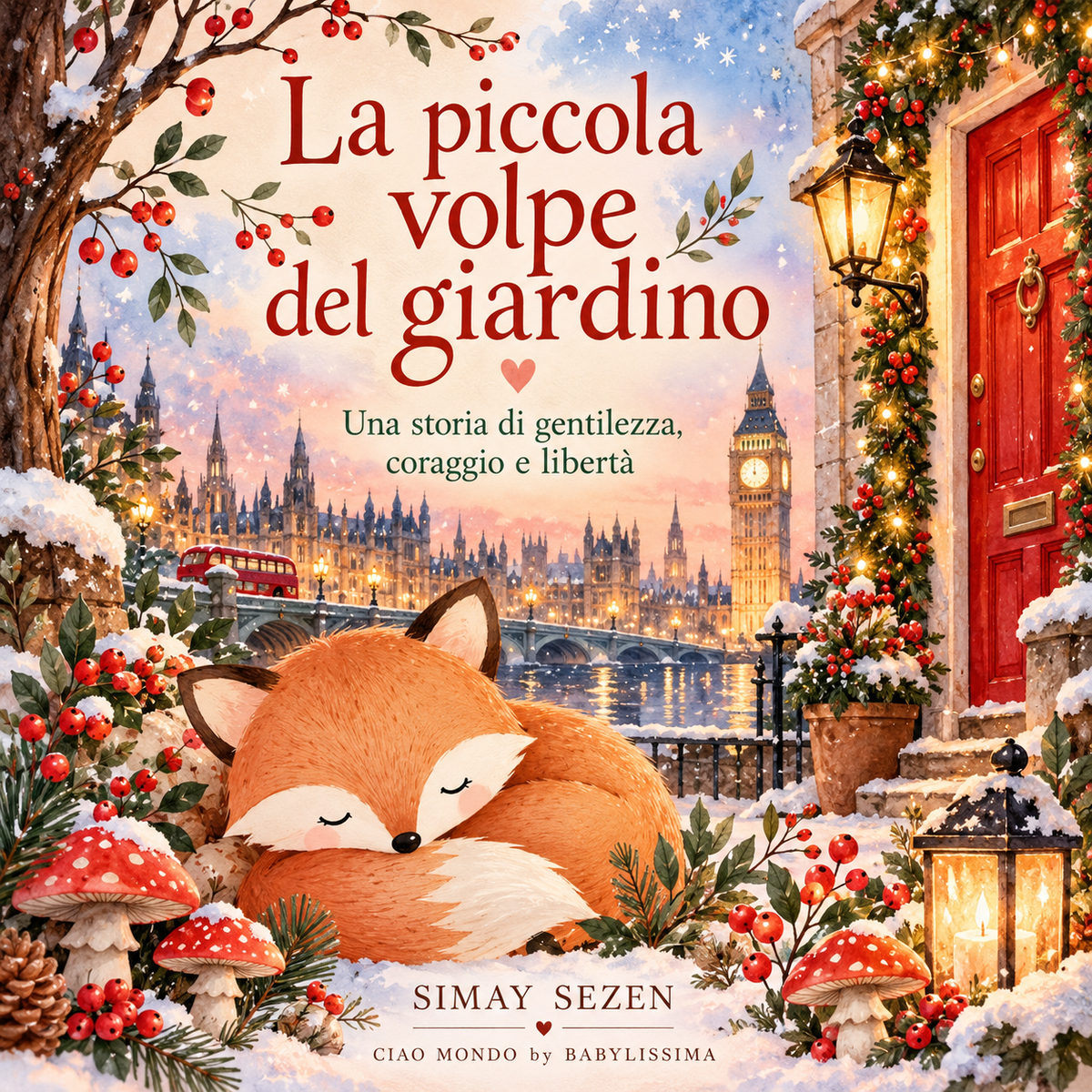 La volpina del giardino – Gift Box Libro + Mussola Volpe