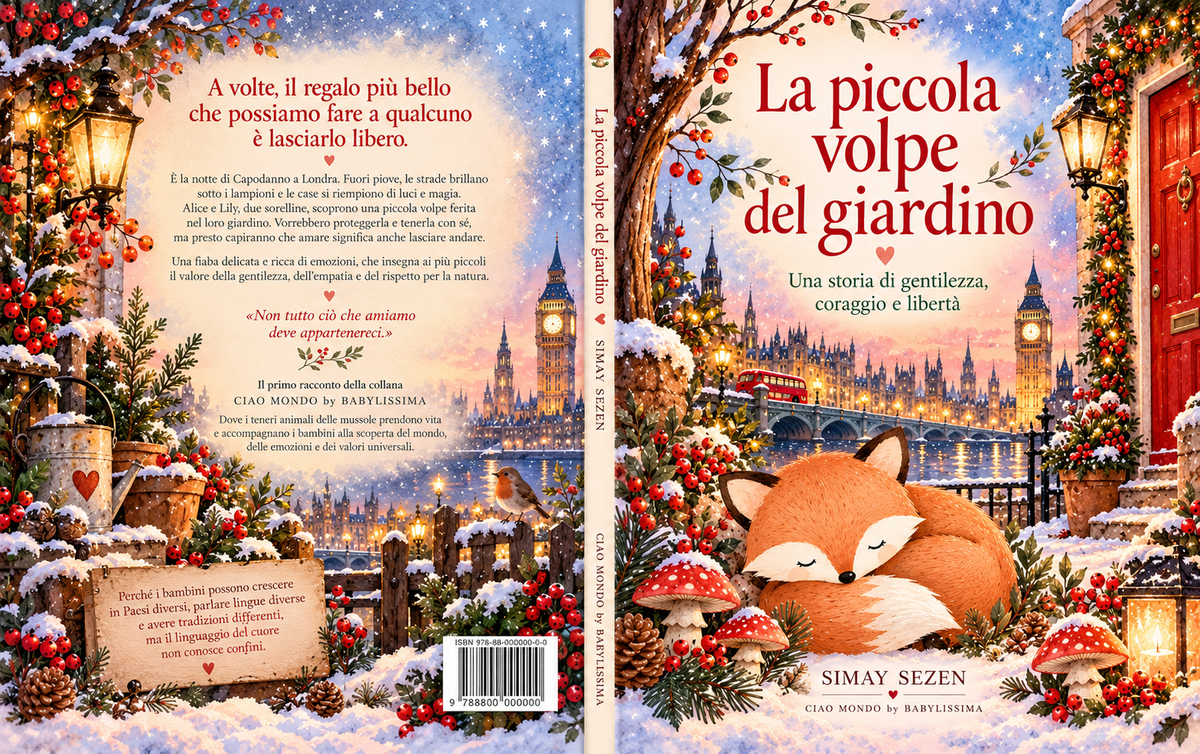 La volpina del giardino – Gift Box Libro + Mussola Volpe